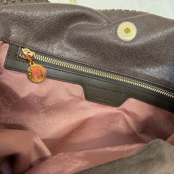 Stella McCartney Original Falabella Shaggy Deer Vegan Suede Chain Shoulder Bag - Picture 5 of 16